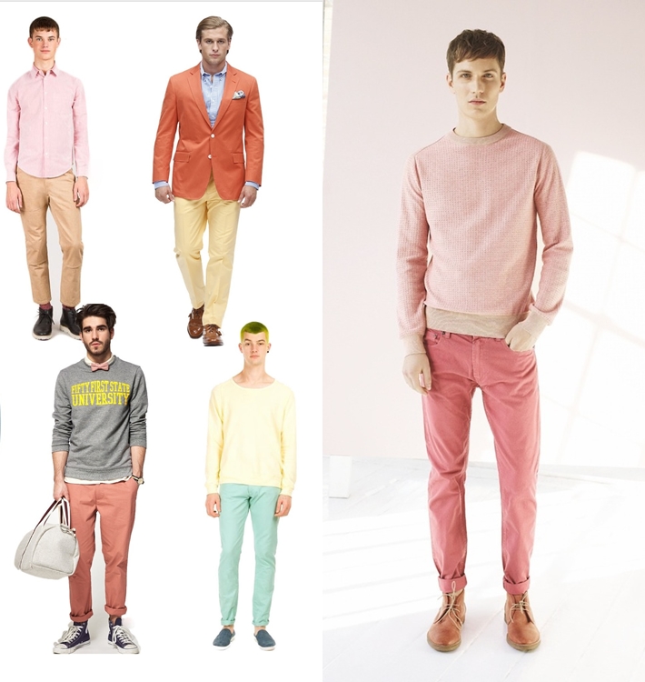 Trang phục gam màu pastel