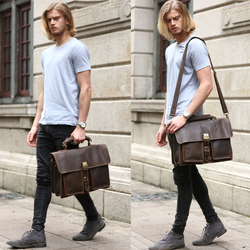 Mẫu túi messenger với phong cách bụi bặm, thoải mái thích hợp cho nam giới